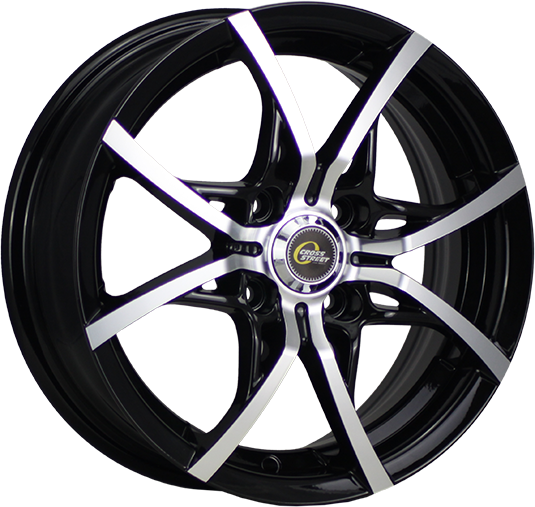 фото диска Cross Street R16 ET50 DIA66,1 PCD:5/114,3 черный полированный