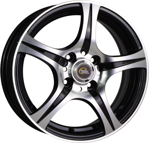 фото диска Cross Street R17 ET39 DIA60,1 PCD:5/114,3 черный полированный