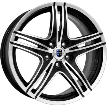 фото диска Rapid R14 ET24 DIA65,1 PCD:4/108 Чёрный глянцевый с полированной лицевой частью