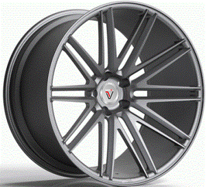 фото диска VISSOL R19 ET15 DIA74,1 PCD:5/120 БЛЕСТЯШИЙ ГРАФИТОВЫЙ