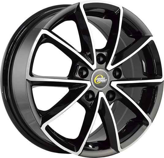 фото диска Cross Street R16 ET50 DIA63,3 PCD:5/108 черный полированный