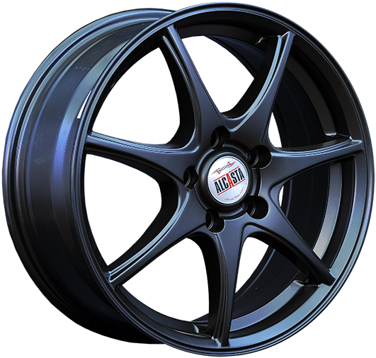 фото диска Alcasta R15 ET50 DIA60,1 PCD:4/100 черный матовый