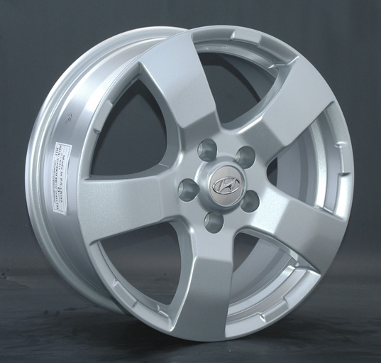 фото диска Replica LA R17 ET41 DIA67,1 PCD:5/114,3 белый+черный пластиковые вставки