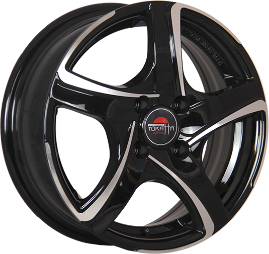 фото диска YOKATTA R15 ET35 DIA58,6 PCD:4/98 черный полированный