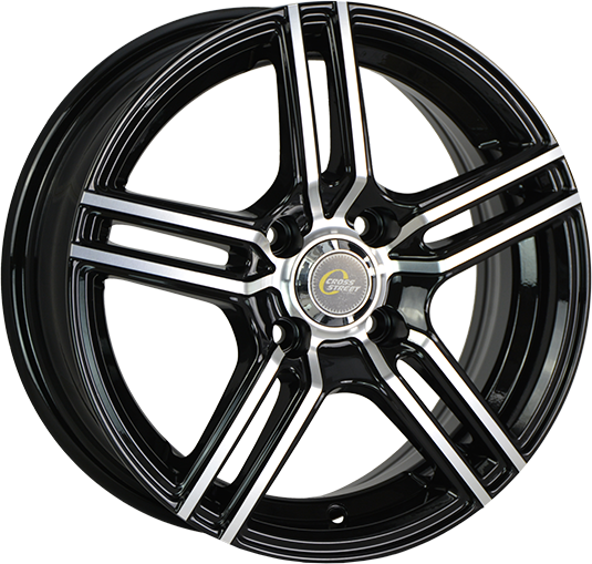 фото диска Cross Street R16 ET42 DIA57,1 PCD:5/112 черный полированный