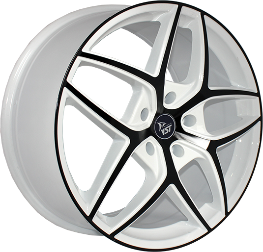 фото диска YST R15 ET35 DIA58,6 PCD:4/98 белый+черный