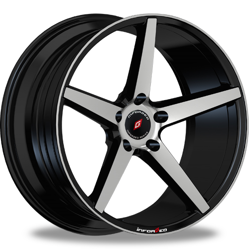 фото диска Inforged R19 ET32 DIA66,6 PCD:5/112 черный матовый полированный