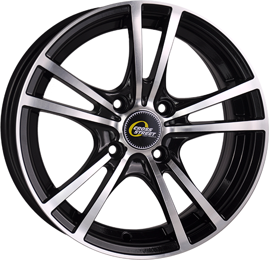 фото диска Cross Street R17 ET43 DIA57,1 PCD:5/112 черный полированный