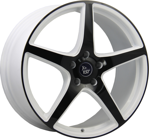 фото диска YST R20 ET60 DIA71,6 PCD:5/130 белый+черный