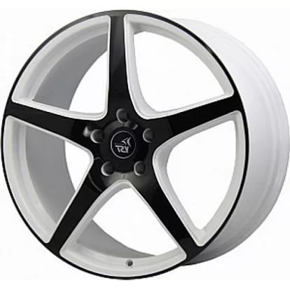 фото диска YST R15 ET50 DIA60,1 PCD:4/100 белый+черный
