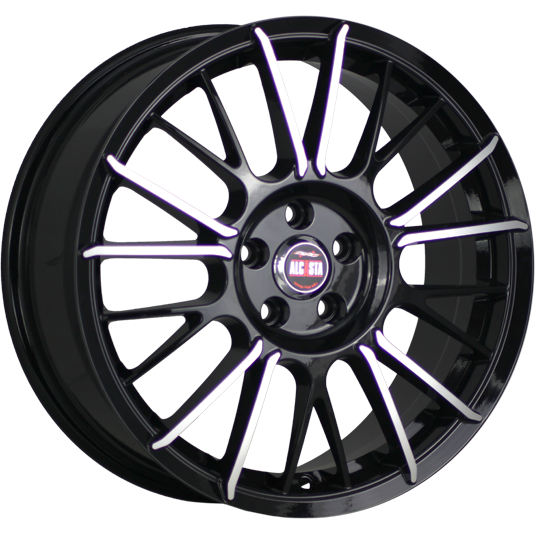 фото диска Alcasta R16 ET50 DIA57,1 PCD:5/112 черный полированный